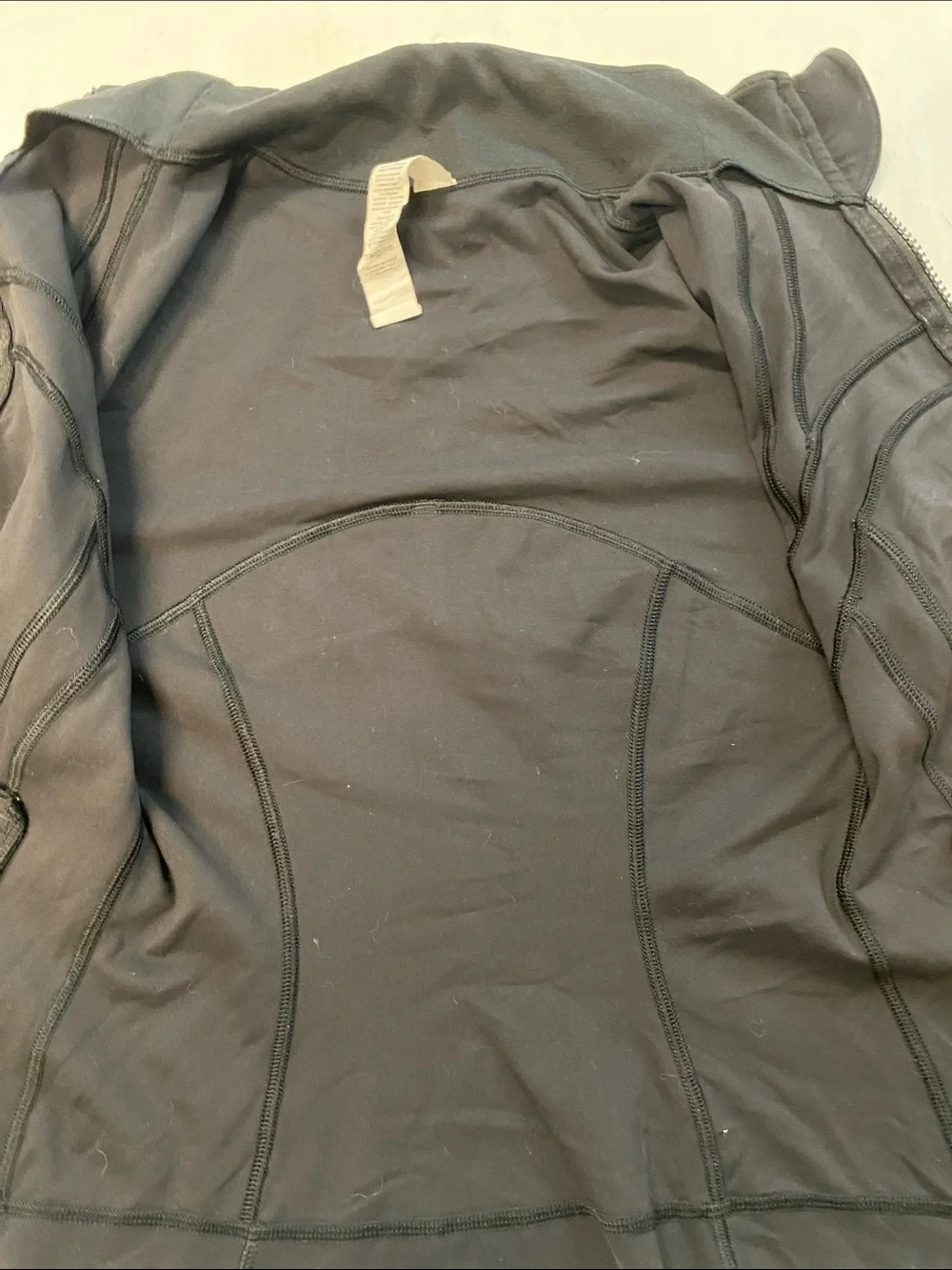 lululemon athletica Black Fitted Zip-Up